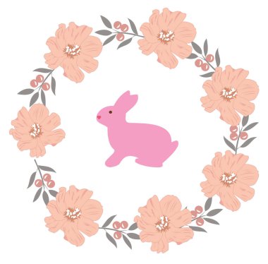 Vektör çiçek çelengi