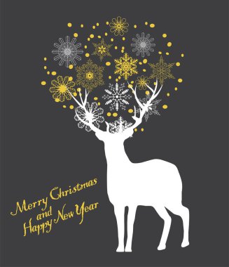 Noel reindeer vektör