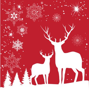 Noel reindeer vektör
