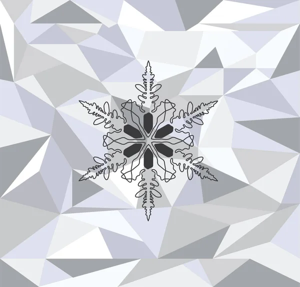 Vector Christmas Snowflake — Stock Vector