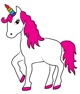 Vektör sihirli Unicorn