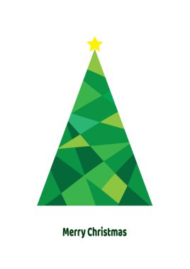 vektör soyut Noel ağacı