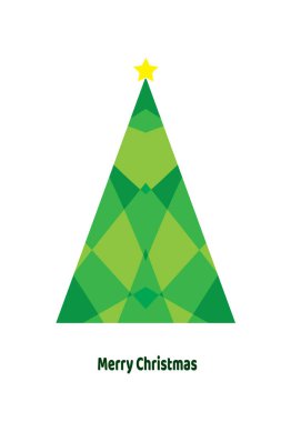 vektör soyut Noel ağacı