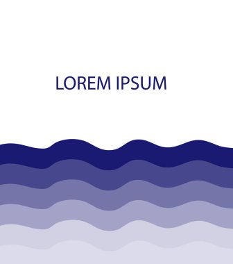 Vektör dalgaları arka planı