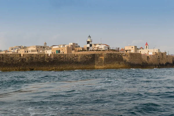 Ciudad vieja Akko, Acre de barco. Israel . — Foto de Stock