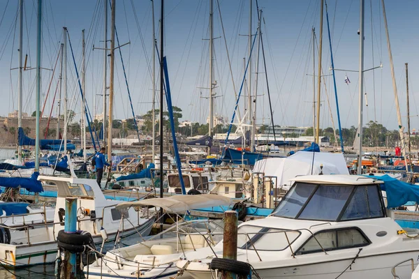 Port in the old town of Acre (Akko) israel — Stock Photo, Image