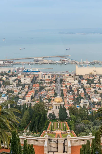 Jardines Bahai Haifa Israel — Foto de Stock