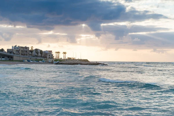 Costes Mediterráneos Haifa Israel — Foto de Stock