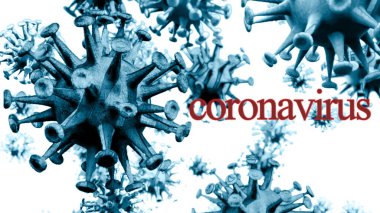 Corona virüsü, COVID 19, 3D