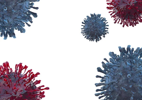 Coronavirus Covid Rendering — Stock fotografie