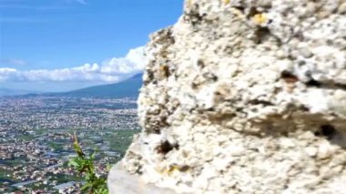 Panoramik Pompei Vadisi, Napoli Körfezi ve Vezüv Yanardağı