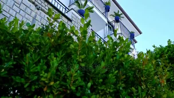イタリア、ソレントの家の低角度のビュー — ストック動画