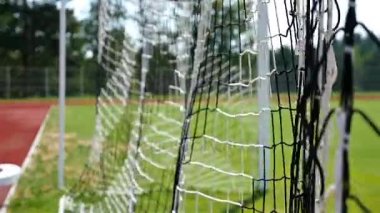 Futbol futbol topu hedef haline net ağır çekim