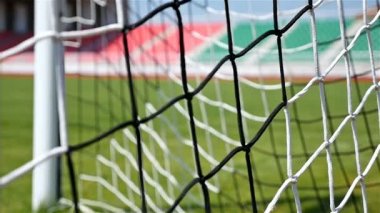 Futbol futbol topu hedef haline net ağır çekim