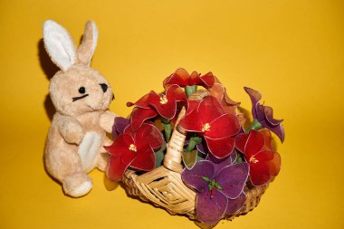 Paskalya Tavşanı ayrıca Paskalya Tavşanı olarak da bilinir ve Paskalya yumurtası getiren bir tavşan olarak tasvir edilir.