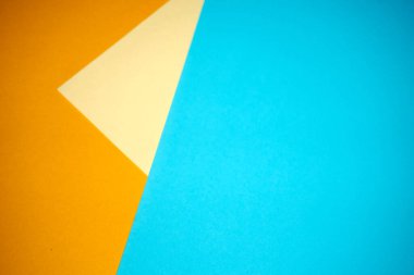 Renkli geometrik kağıt deseni sarı, mavi, yeşil