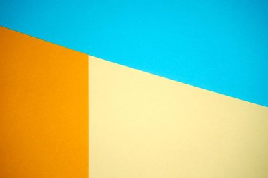 Renkli geometrik kağıt deseni sarı, mavi, yeşil