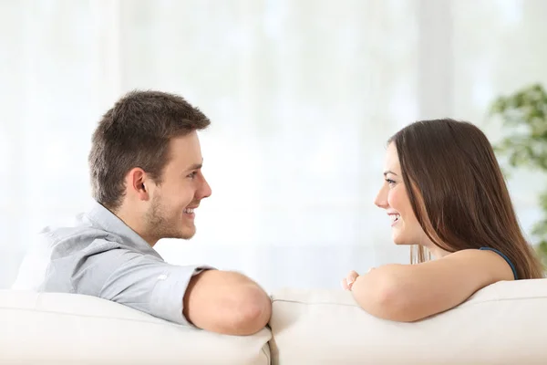 Couple or marriage talking at home