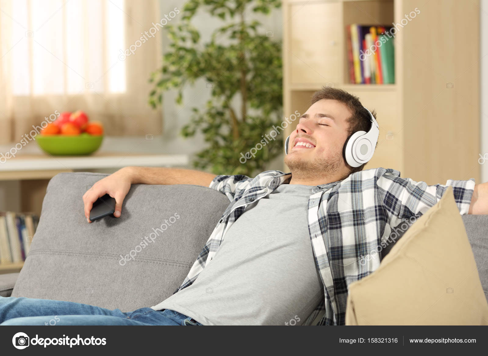 listening to music at home