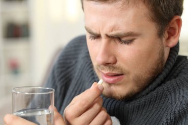 Hasta adam kışın ilacı