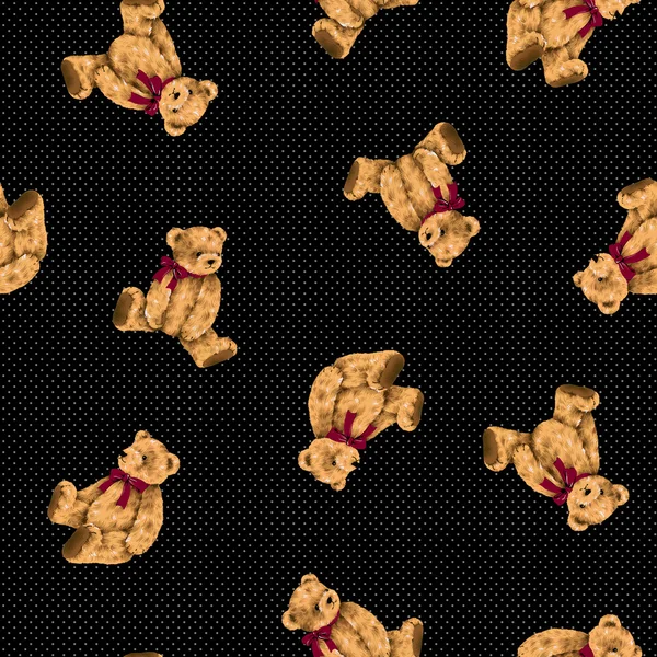 Bear illustration pattern — Stock Photo, Image