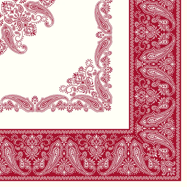 Conception d'ornement de foulard — Image vectorielle