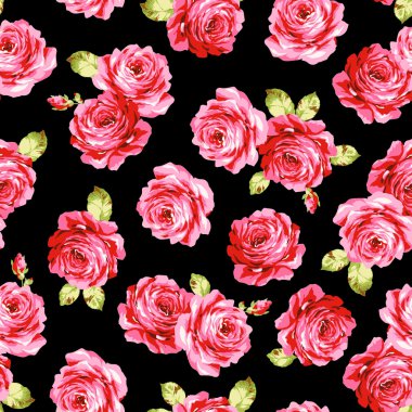 gül çiçek deseni,