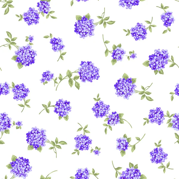 Virág minta illusztráció — Stock Vector