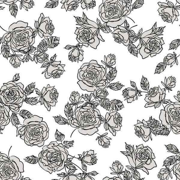 Абстрактный цветочный узор
