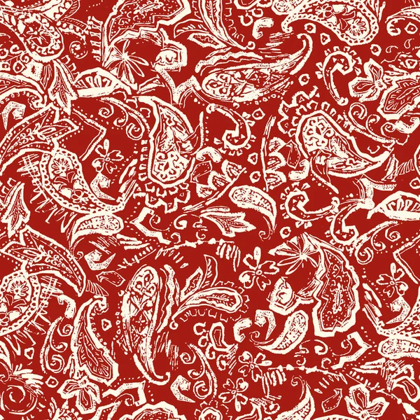 Padrão de design Paisley — Vetor de Stock