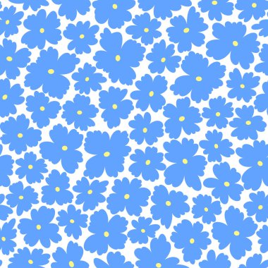 Çiçek illüstrasyon deseni