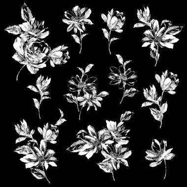 Çiçek Çizim malzeme