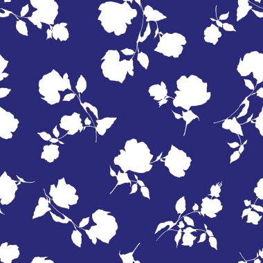 Çiçek illüstrasyon deseni