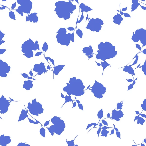 花のイラストのパターン — ストックベクタ