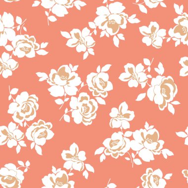 Çiçek illüstrasyon deseni