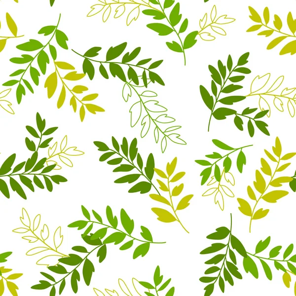 Leaf illustration pattern — Stock Vector