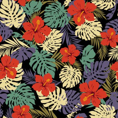 Tropikal bitki deseni