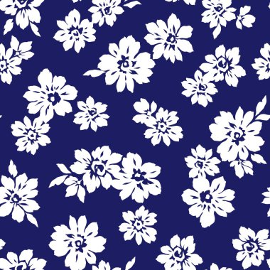 Çiçek illüstrasyon deseni