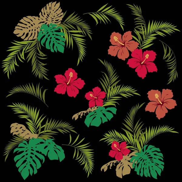 Planta tropical Ilustración — Archivo Imágenes Vectoriales