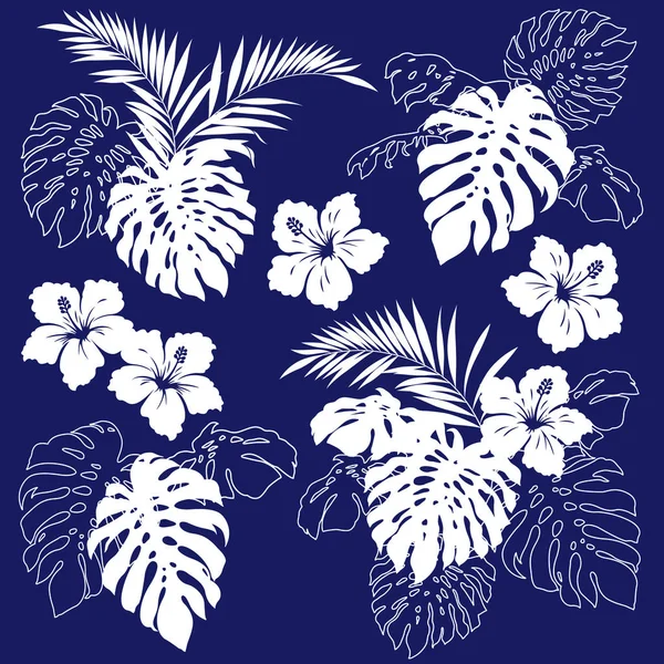 Tropical plant Illustration — Stock Vector