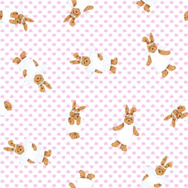 Güzel tavşan deseni