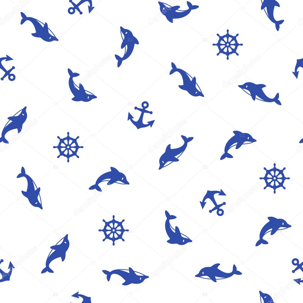 Pretty dolphin pattern
