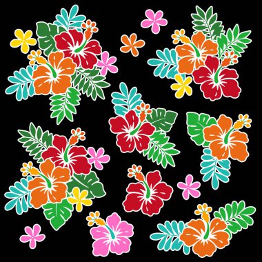 Hibiscus Çiçek Çizimi