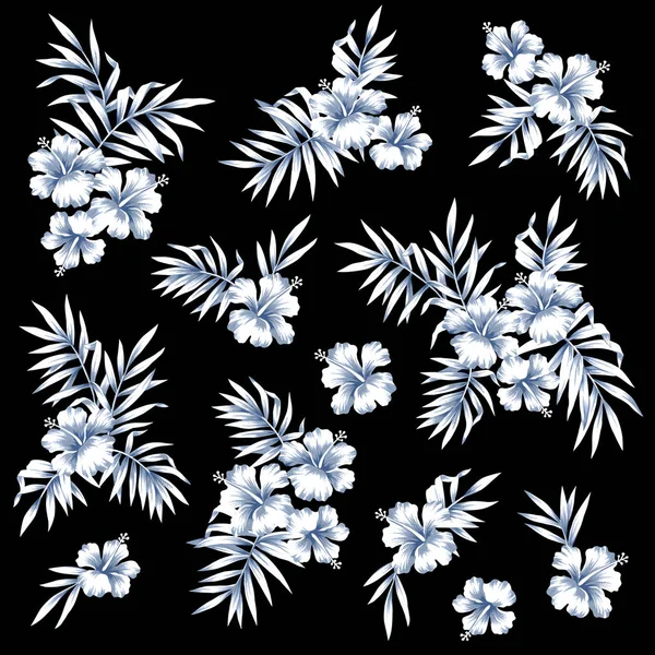 Hibiscus Blomma Illustration — Stockfoto