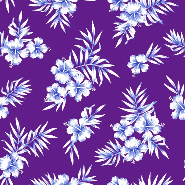 히 비 스커 스 꽃 패턴 — 스톡 사진