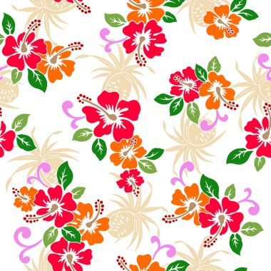 Hibiscus Çiçek Çizimi