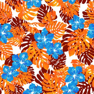 Tropikal bitki deseni