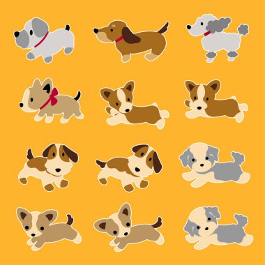  Güzel köpek illüstrasyon 