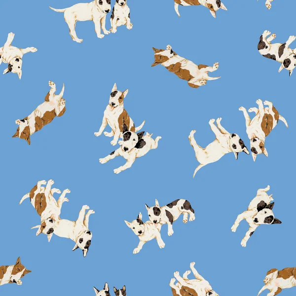 Pretty dog pattern — Stock Photo, Image