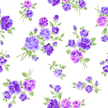 Gül illüstrasyon model